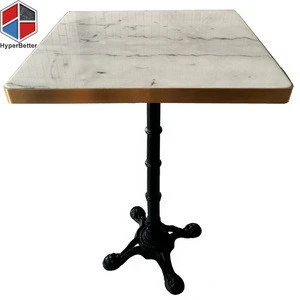 110cm square bling bar and pub marble table