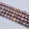 12-15mm High Quality Natural Purple Edison Freshwater Pearl Strand