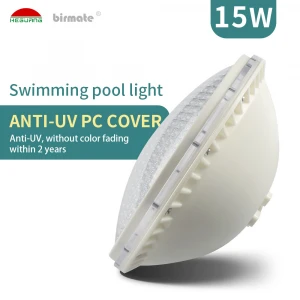 12 Volt 15W IP68 Waterproof ABS Material PAR56 LED Swimming pool lights
