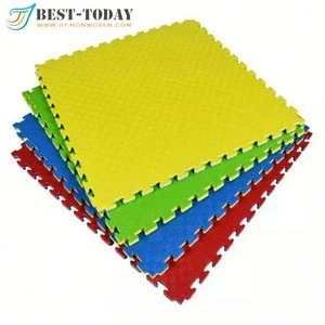 120 SF 3/4/ Red Interlocking Martial Arts Foam Floor Puzzle Tiles Mat Puzzle