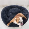 120CM  cat kennels and dog bed large and small dogs thickened plush round pet kennel mat manufacturers direct sales