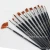 Import 12pcs Artist Paint Brush Set Nylon Hair Watercolor Acrylic Oil Painting Brushes Drawing Art Suppliers from China