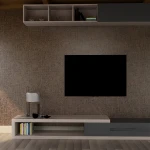 137cm Width Fabric Backed Commercial Pvc Wallcovering Wallpapers 1 Roll Modern Hotel Ailla Apartment Hospital Mall Water Ink