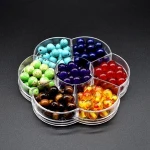 140Pc 7 Chakra 8mm Natural Stone Beads Black Lava Tiger Eye Bulk Loose Stone Beads For DIY Making Bracelet Necklace Jewelry