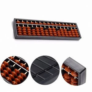 15 Digits Abacus Soroban Beads Column Kid School Learning Aids Tool Math Business Chinese Traditional Abacus Educational Toys