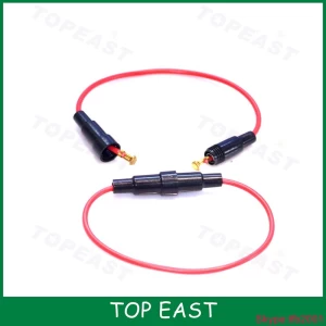15A In-Line Mini Blade Type Fuse Holder lead wire