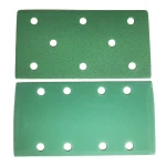 180 mm long and 95 mm wide rectangular dry abrasive paper