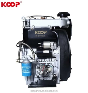 19HP 2-cylinder Air-cooled Diesel Engine KOOP KD292F