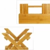 1PC Square Bamboo Folding Stool Kids Furniture Portable Household Solid Wood Mazar Fishing Chair Small Bench