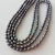 Import 2-3 mm black color mini rice pearl wholesale freshwater loose pearl strand,mini freshwater pearl from China