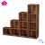 Import 2-4 Tiers Wooden Bookcase Storage Furniture Cube Display Unit from China