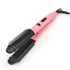 2 in 1 PTC Heater Type 3D Wave Styler Hair Straightener Hair Curler