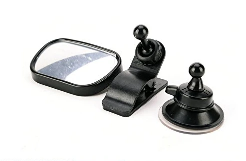 2 in 1 Suction cup and clamp car baby view mirror