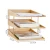 Import 2-Tier Bamboo Wood Storage Desk Trays Organizer For Magazine File from China