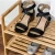 Import 2-Tier Small Stackable Bamboo Wooden Entryway Hallway Bedroom Closet Standing Shoe Organizer Rack Shelf from China