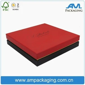 2017 elegant square guangdong retail gift box cloth paper boxes