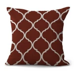 2018 Custom Modern Style Printed Geometric Sublimation Cushion Covers Home Decor Pillow Cover