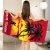 Import 2018 high quality custom microfiber beach towel with logo printing from China