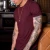 Import 2018 New 95% Cotton 5% Elastane Mens Slim Fit Longline Tee shirt Longer drop Curved Hem Muscle Fitted Gym T-shirt from China