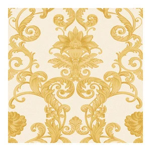 2018 new damask design wallpaper from China factory