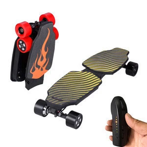 2018 New Foldable Electric Skateboard 500W folding Skate board Scooter 2 Motors Wireless Remote Control Longboard Electric Board
