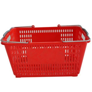 2018 red deep reliable and easy shopping basket for low price