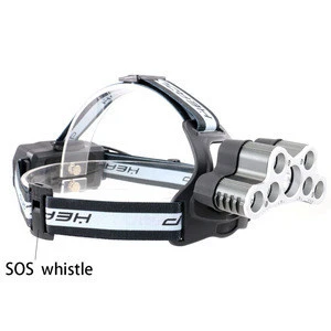 2018 Super Bright 9 LED Light Waterproof USB Rechargeable Headlamp