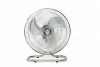 2018New Hot Selling Chrome Silver Cyclone High Velocity Floor Fan Steel 3 Speed Large Industrial Fan
