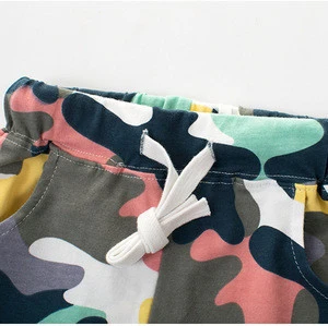 2019 Hot sale style boy&#039;s summer board shorts with nice camo printing