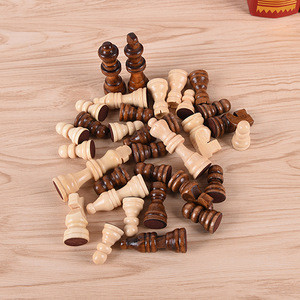 2019 New Arrival Hot Sale 2.5" Height Wooden Chess Pieces Entertainment Games 32Pcs/Set