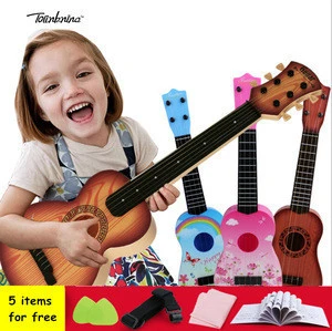 2019 new design high quality cheap mini kids plastic acoustic guitar