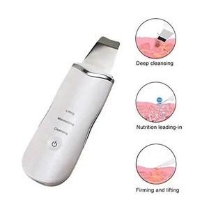 2020 Best Sales Portable  Microcurrent Ultrasonic Skin Scrubber at Home
