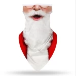 2020 Christmas Face Scarf Unisex Scarf Bandanas Ear Loops Neck Gaiter Carbon, Multi-purpose Face Ear Loop For Christmas present