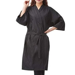 2020 Factory Cost  Salon Client Gown Robe Kimono Hairdressing Cape  Beauty SPA Uniform Hotel Barber Clothes
