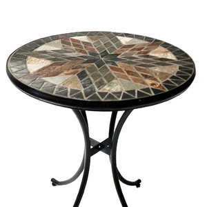 2020 hot sale Garden leisure party desk terrace mosaic table set