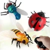 2020 Infrared Realistic Plastic Animal Toy Remote Control Simulation Flying Insect Toys for Kids