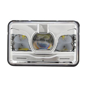 2020 New 4x6 inch rectangle led headlight high low beam DOT waterproof IP67  for truck