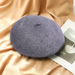 2020 new style personalized girls beret hat winter fashion wool women's warm beret cap