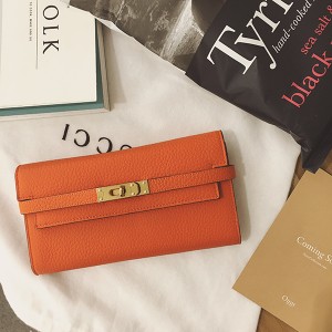 2020 New Stylist long luxury  unique wallet women ladies purse with small MOQ and customized logo