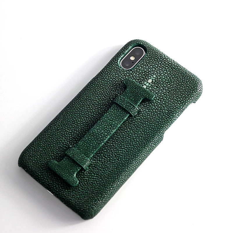 2020 Phone Accessories Green 100% Real Genuine Leather Mobile Phone Case Cover For Iphone 12 For Iphone Cases Xr Xs Xs Max X 8