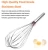 Import 2020 Wholesale Food Grade Stainless Steel 10&quot; 12&quot; 14&quot; Egg Beater Egg Whisk Set Baking Tool Cooking Tool Mixing Tool from China