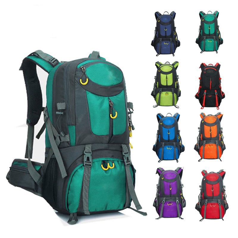 2021 Custom Design Large Capacity Waterproof Hiking Travel Climbing Outdoor Camping Backpack Bag