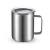 Import 2021 double walled insulated stainless steel coffee cup with handle from China
