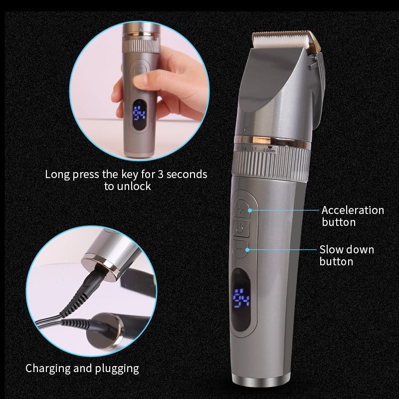 2021 Hot selling high quality fashion rechargeable man hair cut machine HC-968 professional electric cordless hair trimmer