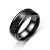 Import 2021 New Arrival Custom Metal Jewelry Ring 8mm Black Tungsten Carbon Fiber Inlay Finger Ring from China