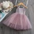 Import 2021 Summer 2-7T baby clothes lace sleeveless frock design baby girls dresses solid kids dress from China