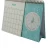 Import 2021 Unique Daily Desk Top Calendar Printing Flip Table Calendar With Clock from China