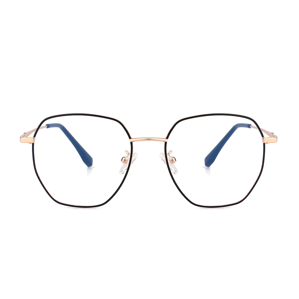 2021Newglasses Anti Blue Light Glasses UV400 Blue Light Blocking Computer Eyewear Unisex Metal Eyeglasses Frame