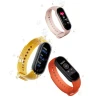 2022 New Smart Band Fitness Tracker Heart Rate Blood Pressure Monitor Color Screen M6 Smart Watch Bracelet IP67 Waterproof
