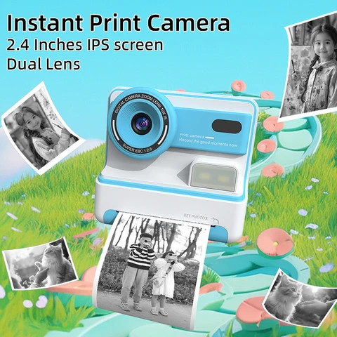 Buy 2026 Children Print Camera 2.4 Inches Hd Ips Screen 26mp Dual Lens